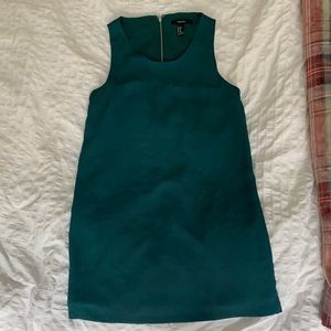 Emerald green forever 21 shift dress